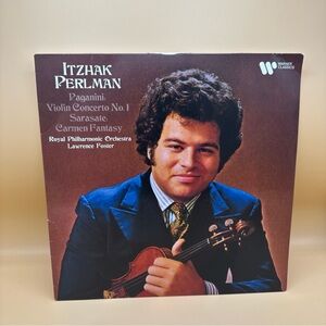 Itzhak Perlman - Paganini: Violin Concerto No. 1 & Sarasate: Record LP Vinyl